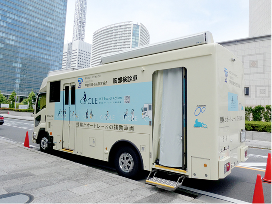 巡回健診の様子